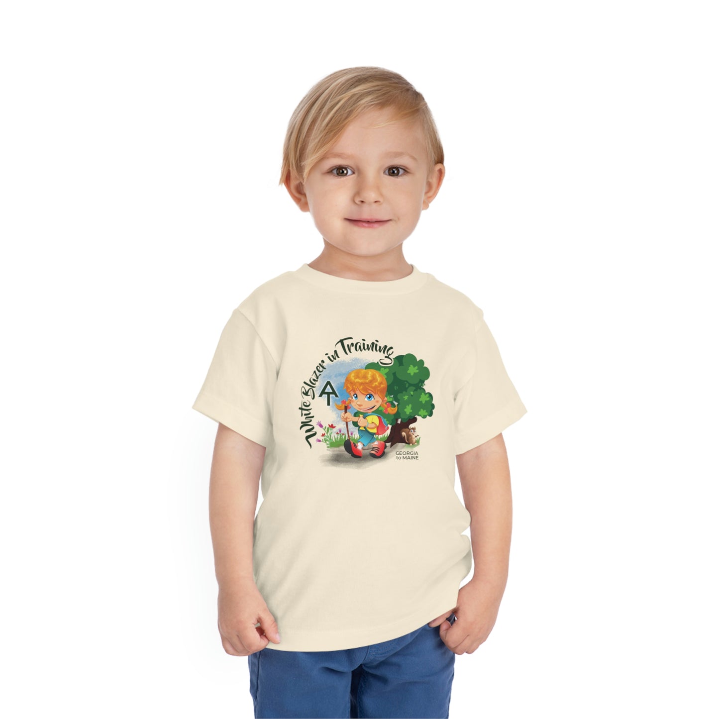 GIRL White Blazer In Training -Toddler Tee