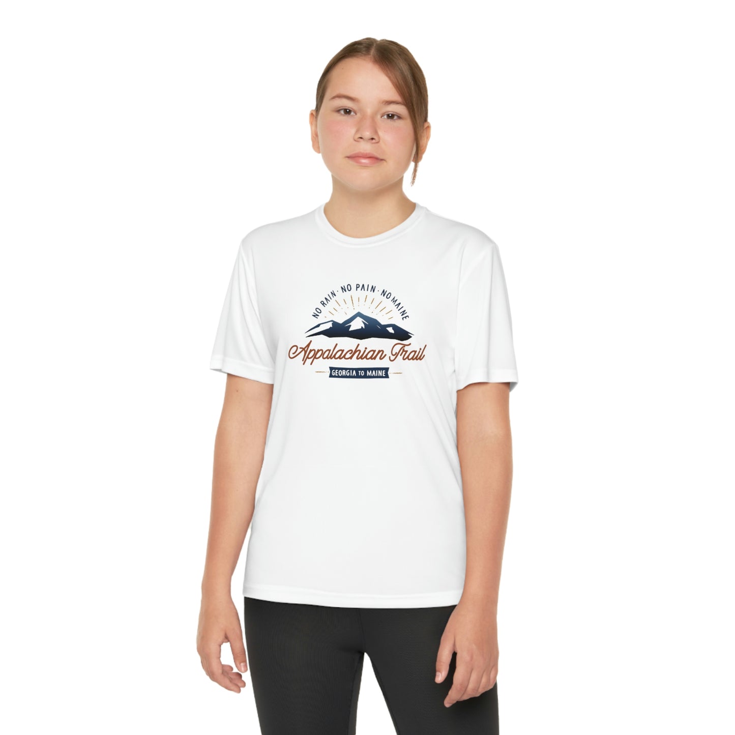 NoRainNoPain COLOR - Youth Moisture Wicking Tee