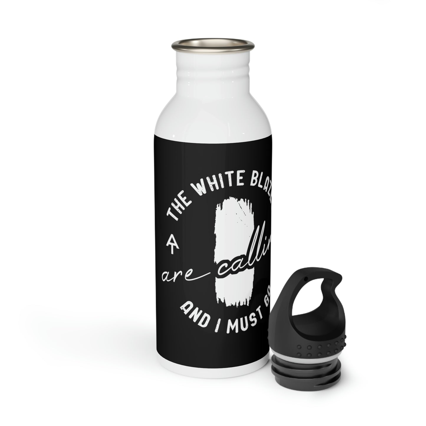 White Blazes Are Calling - Stainless Steel Water Bottle