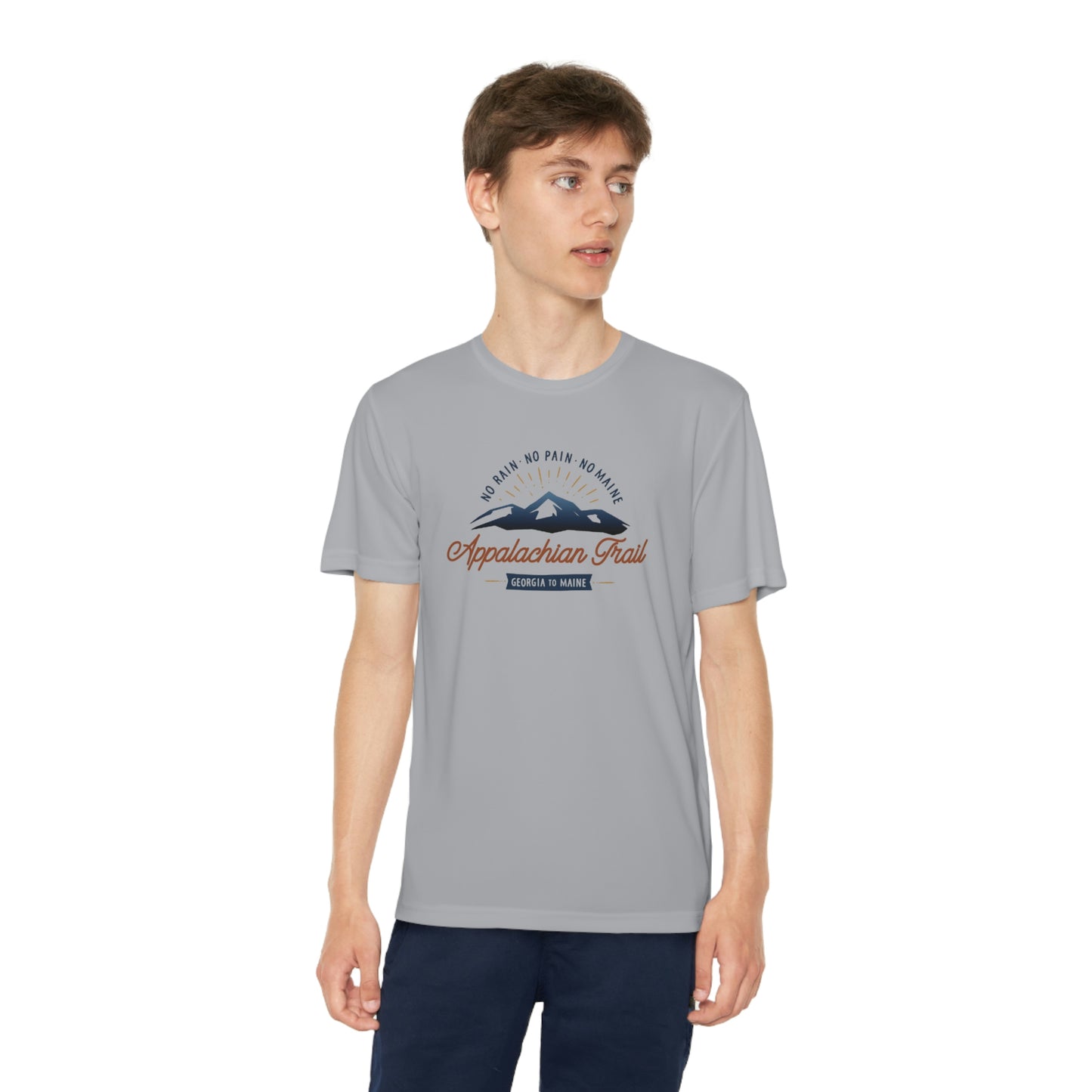 NoRainNoPain COLOR - Youth Moisture Wicking Tee