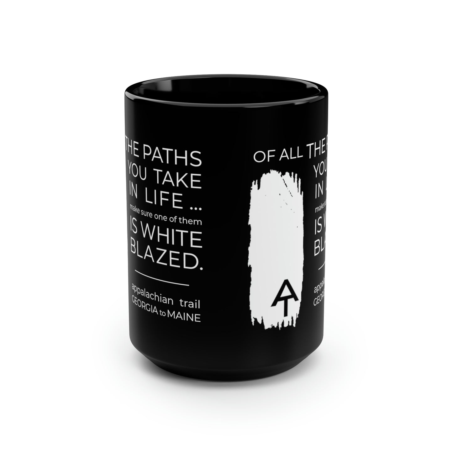 Of All the Paths AT - Black Mug, 15oz