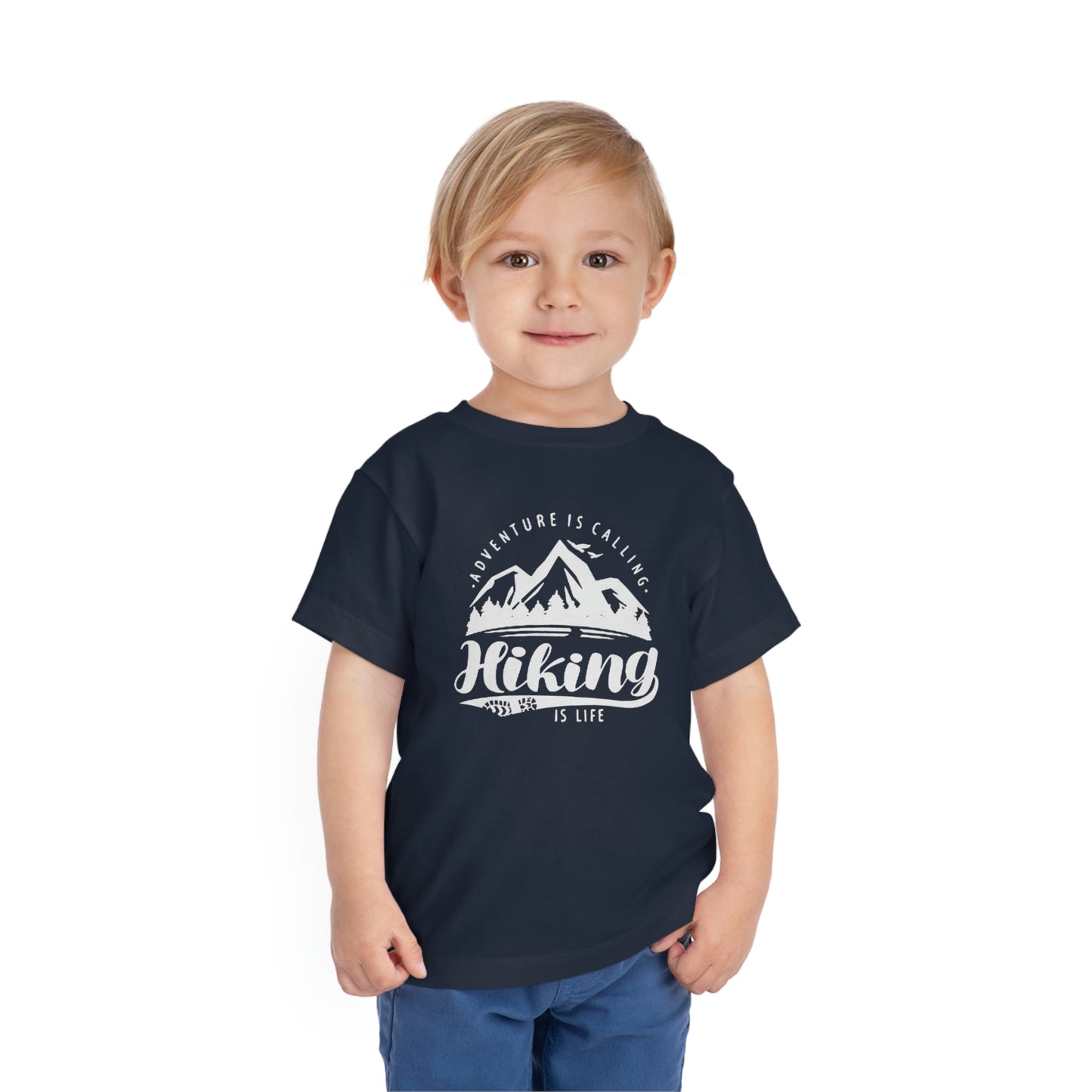 Hiking Is Life WHT -Toddler Tee