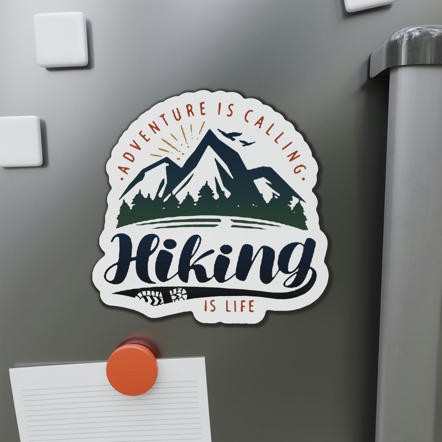 Hiking Is Life - Die-Cut Magnets