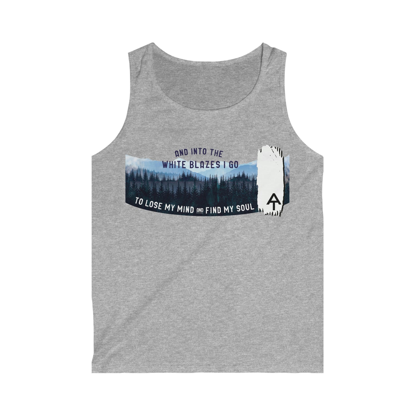 Into The White Blazes I Go - Men's Tank Top